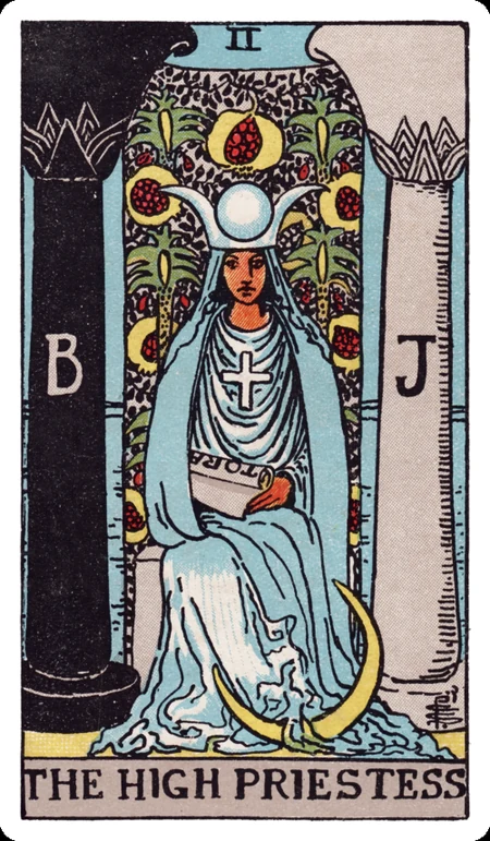 女祭司 tarot card