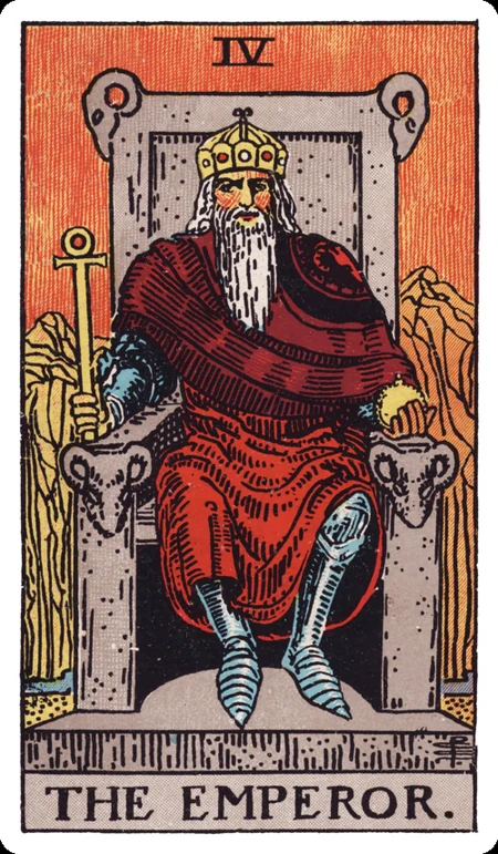 皇帝 tarot card