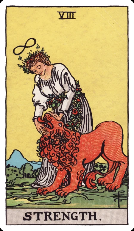 力量 tarot card