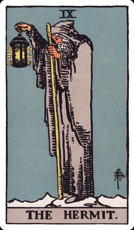 隐者 tarot card