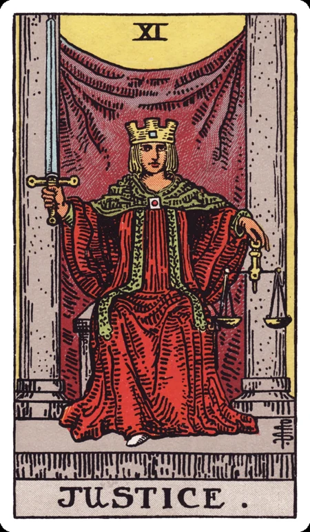 正义 tarot card