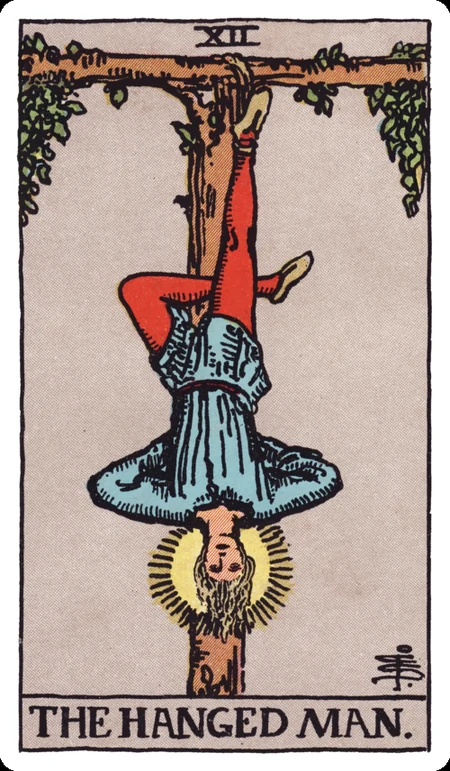倒吊人 tarot card