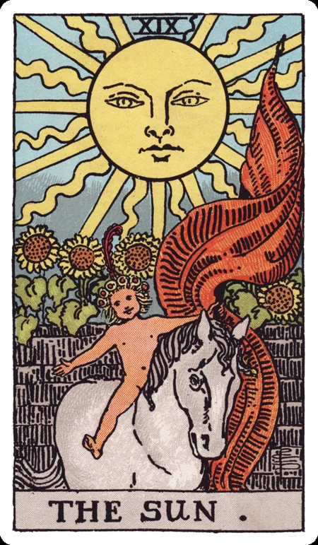 太阳 tarot card