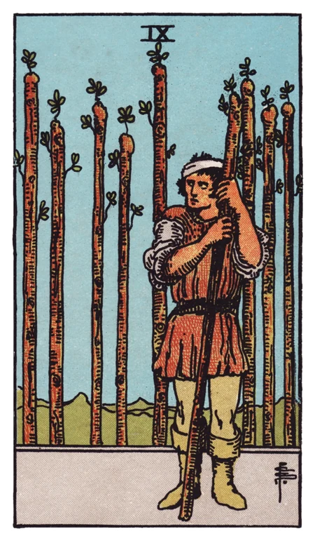 权杖九 tarot card