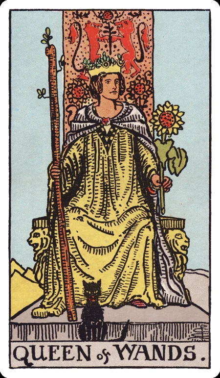 权杖王后 tarot card
