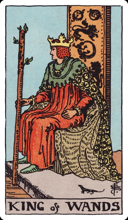 权杖国王 tarot card