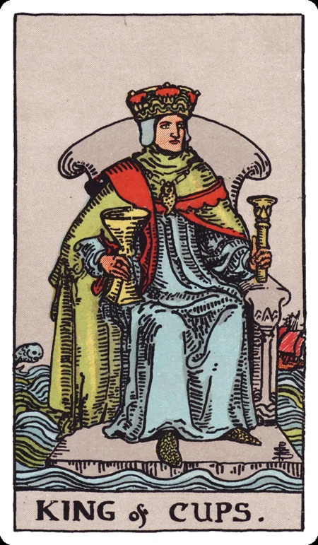 圣杯国王 tarot card