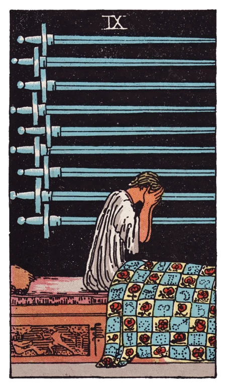 宝剑九 tarot card