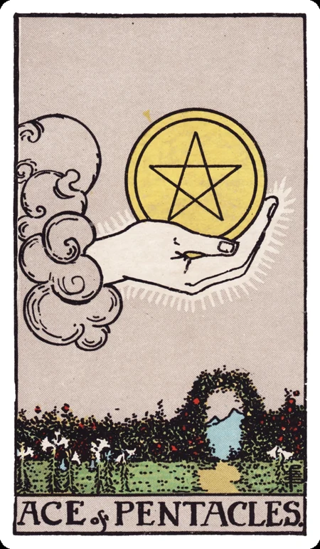 星币一 tarot card