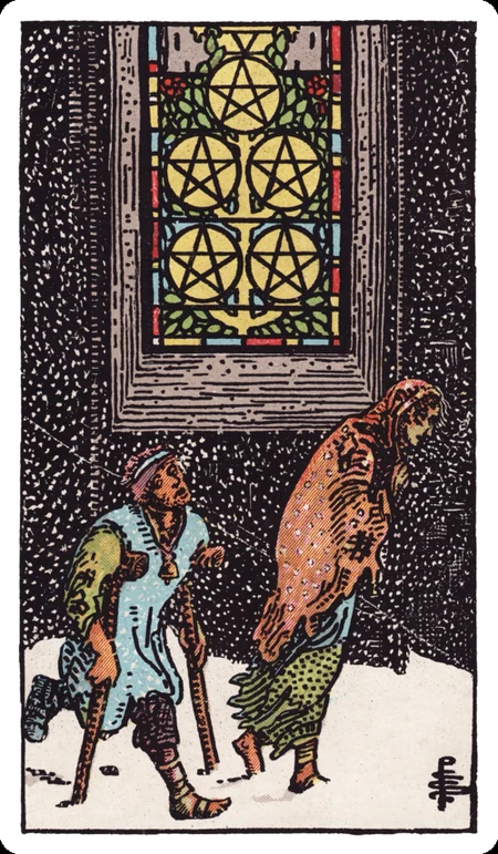 星币五 tarot card